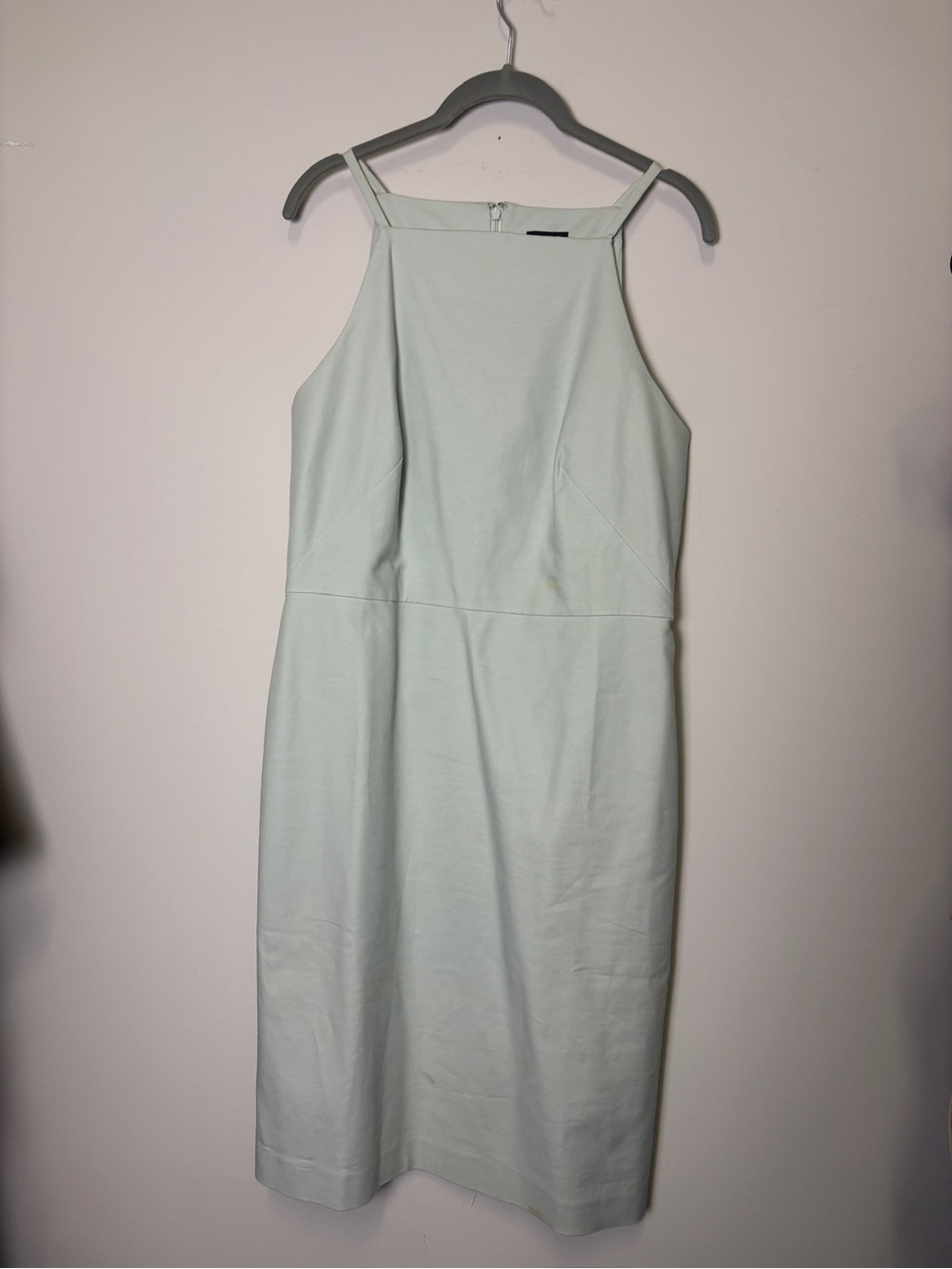 Ann Taylor Mint Halter Sheath Dress